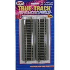 Atlas True-Track? Code 83 Track & Roadbed System -- Straight Section - 6" 15.2cm Pkg(4) - HO
