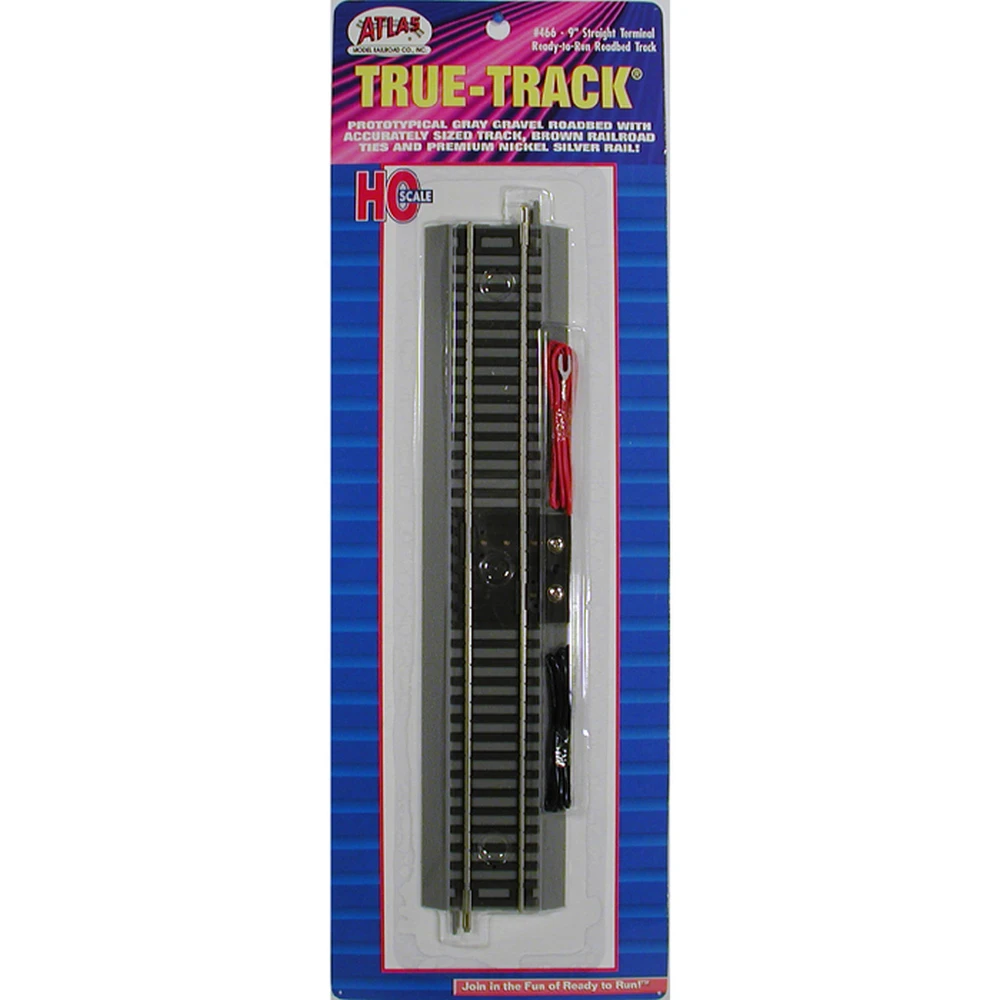 Atlas True-Track? Code 83 Track & Roadbed System -- 9" Terminal Track - HO 1 Atlas True-Track? Code 83 Track & Roadbed System -- 9" Terminal Track - HO