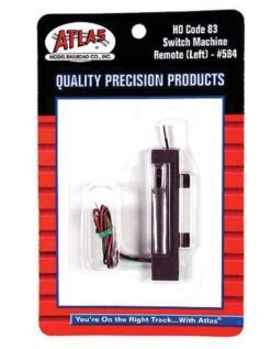 Atlas Code 83 Remote Switch Machine Left HO