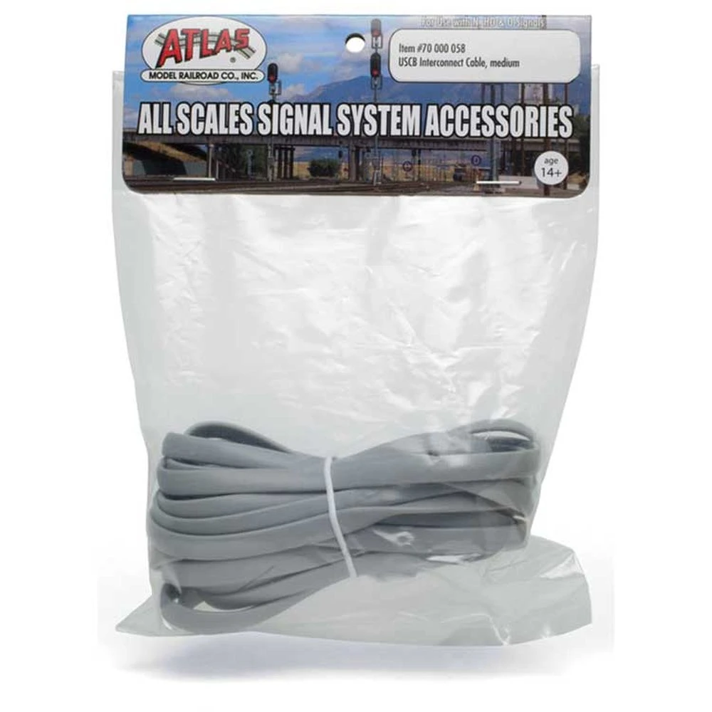Atlas SCB Interconnect Cable - All Scales Signal System -- Medium 15' 4.6m 1 Atlas SCB Interconnect Cable - All Scales Signal System -- Medium 15' 4.6m