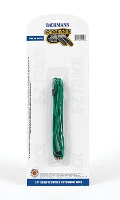 Bachmann Switch Extension Cable - E-Z Track? -- 10' (green) - 44598