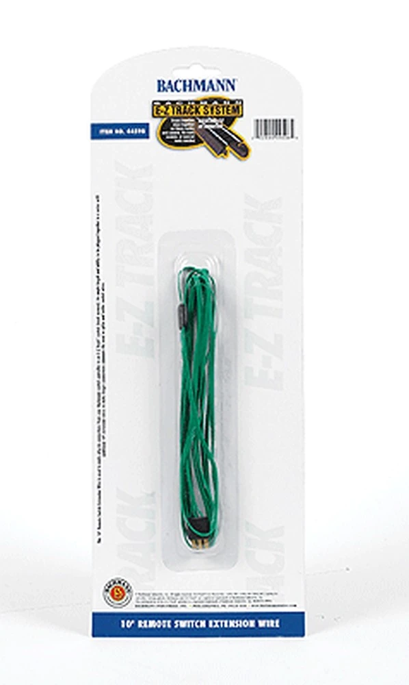 Bachmann Switch Extension Cable - E-Z Track? -- 10' (green) - 44598 1 Bachmann Switch Extension Cable - E-Z Track? -- 10' (green) - 44598