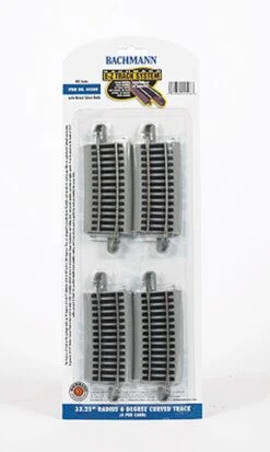 Bachmann 33-1/4" Radius 6 Degree N/S E-Z HO