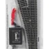 Bachmann E-Z Track? W/Nickel Silver Rail & Gray Roadbed -- #4 Turnout Left - HO