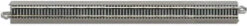 Bachmann Straight Track W/Nickel Silver Rail & Gray Roadbed - E-Z Track? -- 18" 45.7cm Pkg(25) -