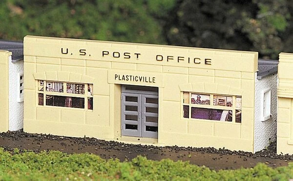 Bachmann Plasticville Classic Kit - Post Office - HO 1 Bachmann Plasticville Classic Kit - Post Office - HO