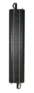 Bachmann Bulk E-Z Track? W/Steel Rail & Black Roadbed -- 9" Straight Pkg(50) - HO - 44481