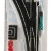 Bachmann Turnout W/Steel Rail Track & Black Roadbed - E-Z Track? -- Left Hand Remote - HO - 44461