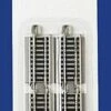 Bachmann E-Z Track? W/Nickel Silver Rail & Gray Roadbed -- 3" Straight Pkg(4) - HO - 44512