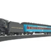 Bachmann North Pole Express - Standard DC -- 2-6-2 Steam Locomotive, 2 Passenger Cars; Track Oval,
