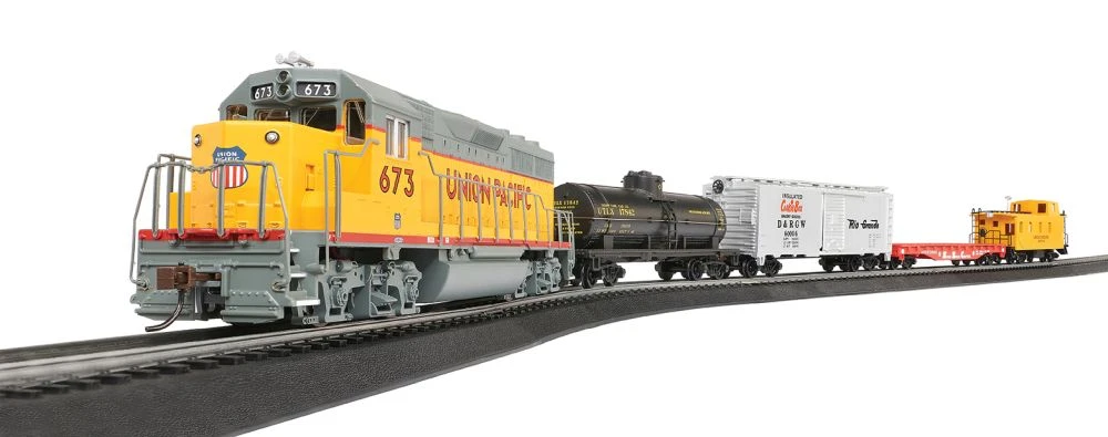 Bachmann Track King Train Set - Standard DC -- Union Pacific EMD GP40, 4 Cars, Wide-Vision Caboose 1 Bachmann Track King Train Set - Standard DC -- Union Pacific EMD GP40, 4 Cars, Wide-Vision Caboose