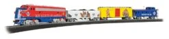 Bachmann BSA? Boy Scouts Of America All American - Standard DC -- EMD F7A, 3 Cars, 47 X 38" E-Z Tr