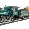 Bachmann Cowcatcher Train Set - Standard DC -- 4-6-0 Locomotive, Animated Stock Car, Caboose, Trac