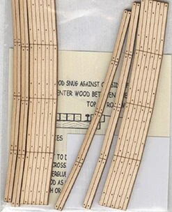 Blair Line HO Laser-Cut Wood Grade Crossing, 15" Radius(2)