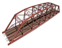 Central Valley Double Track Heavy Duty Laced-Truss Bridge -- Kit - 28-1/4 X 4-3/4" 71.8 X 12.1cm