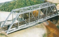 Central Valley 150' Through-Truss Bridge -- With Gussested Girders - Kit - HO