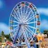 Faller Gmbh Ferris Wheel -- 9 X 7-1/2 X 22-3/8" 22.5 X 18.7 X 56cm - Kit - HO