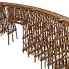 JV Models Curved Wood Trestle -- Kit - 36 X 16" - HO