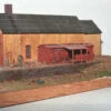 JV Models Haliburton Engine House (w/o Shed) - Scale 23 X 79' - HO Kit