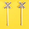 JL Innovative Design Custom Railroad Crossbucks -- Pkg(2) - HO