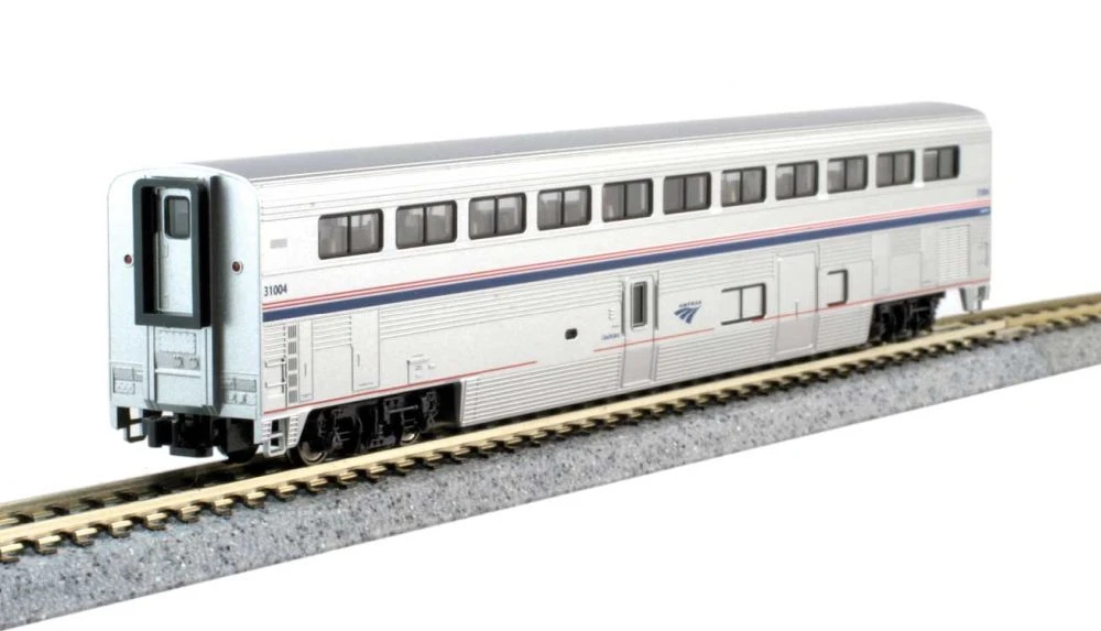 Kato Siemens ALC-42 Charger & 3 Cars Train-Only Set - Standard DC -- Amtrak #302, Sleeper, Coach, 3 Kato Siemens ALC-42 Charger & 3 Cars Train-Only Set - Standard DC -- Amtrak #302, Sleeper, Coach, - Image 3