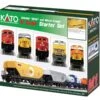 Kato GE ES44AC Gevo Mixed Freight Starter Set -- Union Pacific Loco, 6 Cars, Unitrack M1 Basic 4-1