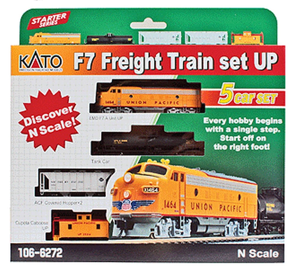 Kato Diesel Freight Train-Only Set - Standard DC -- Union Pacific - N - 10-66272 1 Kato Diesel Freight Train-Only Set - Standard DC -- Union Pacific - N - 10-66272
