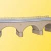 Kibri Curved Stone Bridge -- Single Track 45 Degrees (415-425mm) 37 X 8 X 6.8cm - HO
