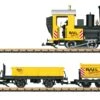 LGB Of America Railworks Work Train Starter Set - Standard DC -- 0-4-0T, Gondola, Side-Dump Car, 5