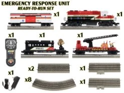 Lionel Emergency Response LionChief Bluetooth 5.0 Set - O -Model Train Toys lg434 2223040 2