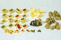 Preiser Kg Fruit & Vegetable Boxes - Unpainted - HO