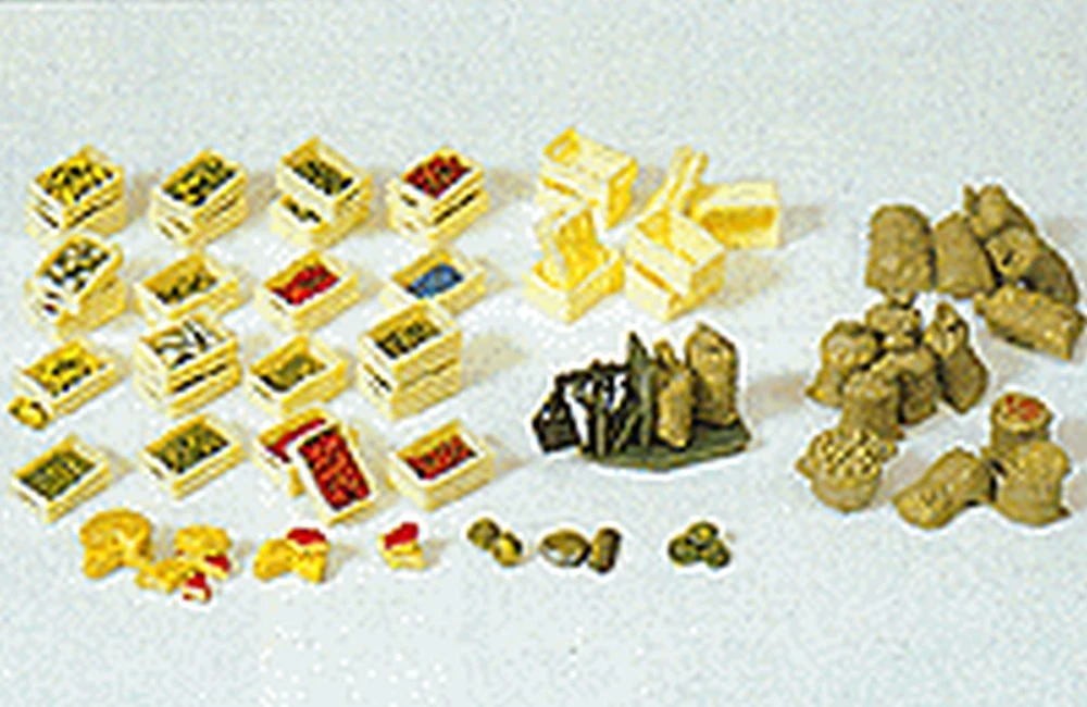 Preiser Kg Fruit & Vegetable Boxes - Unpainted - HO 1 Preiser Kg Fruit & Vegetable Boxes - Unpainted - HO