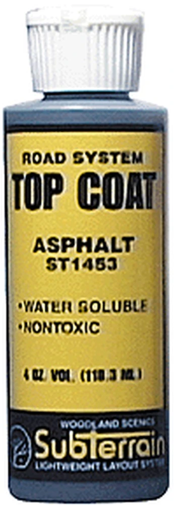 Woodland Scenics Top Coat Asphalt 4 Oz - ST1453 1 Woodland Scenics Top Coat Asphalt 4 Oz - ST1453