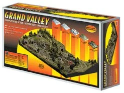 Woodland Scenics Grand Valley Lightweight Layout Kit -- 4 X 8' Baseboard W/Assorted Scenery Materi