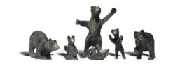 Woodland Scenics Black Bears (HO Scale) - A1885