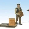 Woodland Scenics Workers With Forklift (HO Scale) - A1911