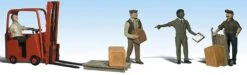 Woodland Scenics Workers With Forklift (HO Scale) - A1911