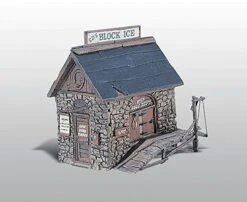 Woodland Scenics Scenic Details? -- Ice House - Kit (Unpainted Metal) 2-3/8 X 2-1/2" - HO - D219