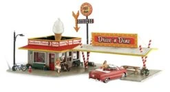 Woodland Scenics Drive N' Dine - Built-&-Ready? Landmark Structures? -- Assembled - 7-3/4 X 5-1/4"