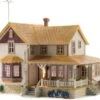Woodland Scenics Built & Ready? Landmark Structures? -- Corner Porch House - 5-5/8 X 4-5/8" 14.2
