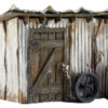 Woodland Scenics Tin Shack - Built-&-Ready? Landmark Structures? -- Assembled - 1-11/16 X 1 1/2 X