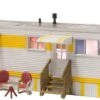 Woodland Scenics Sunny Days Trailer W/Lights - Built-&-Ready? Landmark Structure? -- Assembled - 6