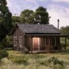 Woodland Scenics Rustic Cabin - Built-&-Ready? Landmark Structure? -- Assembled - HO - BR5065