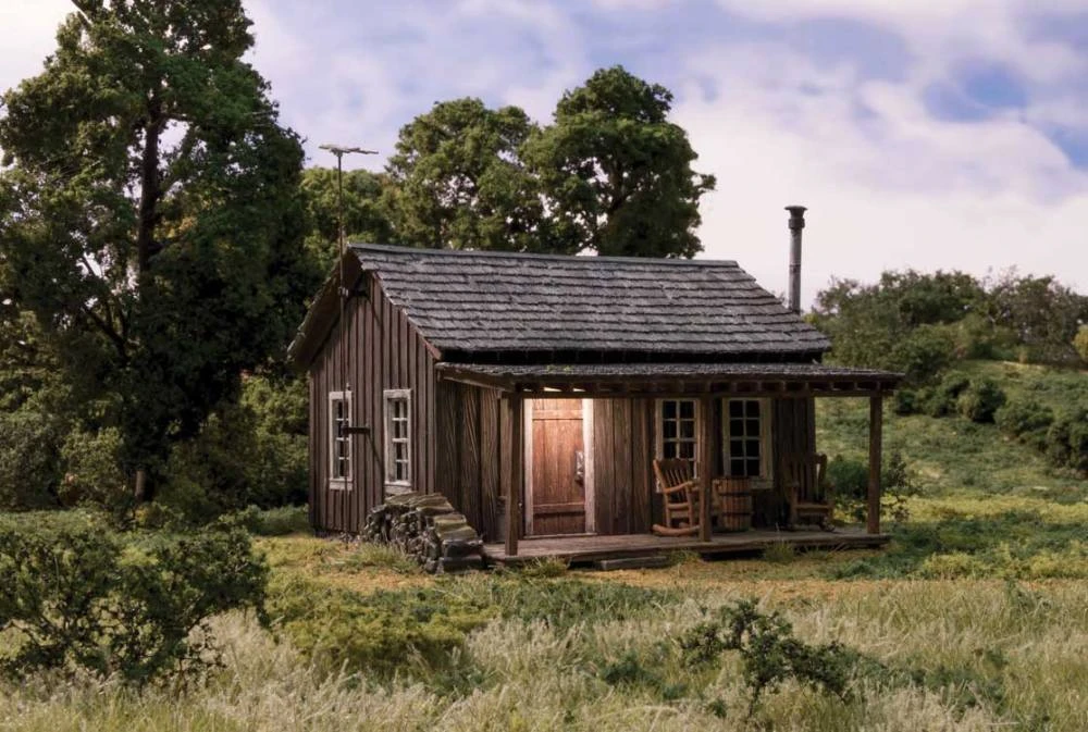 Woodland Scenics Rustic Cabin - Built-&-Ready? Landmark Structure? -- Assembled - HO - BR5065 1 Woodland Scenics Rustic Cabin - Built-&-Ready? Landmark Structure? -- Assembled - HO - BR5065