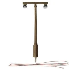 Woodland Scenics Twin Lamp Post - Just Plug? -- Pkg(3) - HO - JP5676