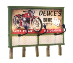 Woodland Scenics Lighted Billboard - Just Plug? -- Deuce's Parts And Repair - HO - JP5792