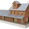 Walthers Brick Freight House -- Kit - HO