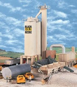 Walthers Cornerstone Black Gold Asphalt Hot Mix Plant -- Kit - 9-3/4 X 14-1/8 X 10-1/2" 24.3 X 35