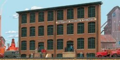 Walthers Cornerstone Fireproof Storage & Transfer Background Building -- Kit - HO