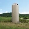 Walthers Cornerstone Concrete-Style Silo -- Kit - 1-5/8" X 5-1/2" 42 X 142cm - HO
